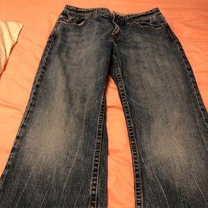 Women's Wide-Leg Jeans in Washed Blue